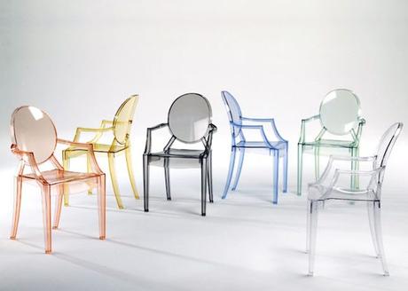 sillas transparentes kartell