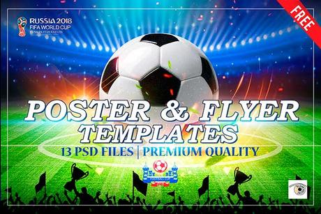 Russia 2018 Fifa World Cup - 13 Free Poster & Flyer Templates - Premium Quality by Saltaalavista Blog