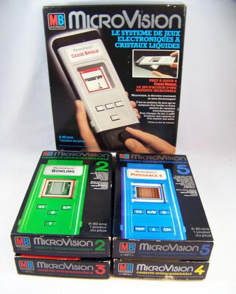Historia de la primera consola portátil: Milton Bradley Microvision