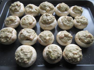 Rellenar Champiñones rellenos de pavo Thermomix