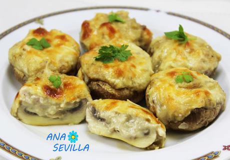 Champiñones rellenos de pavo Thermomix Champiñones rellenos de pavo Thermomix