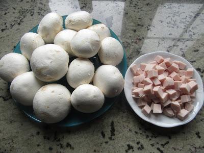 ingredientes Champiñones rellenos de pavo Thermomix