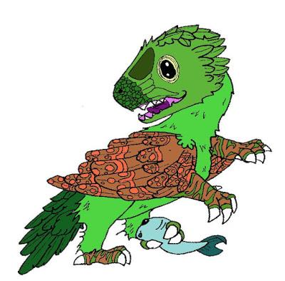 Los dinosaurios cuquis de Sparrow Reed