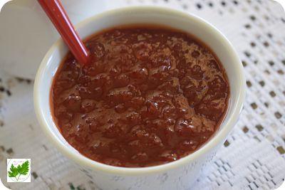 Mermelada de Fresas, Tomates y Pimientos Rojos