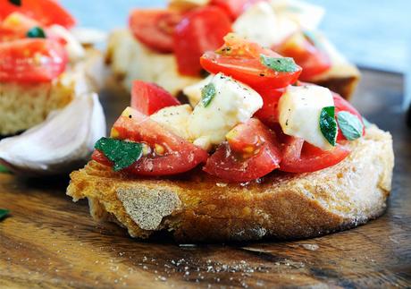 Bruschetta para una tarde de fútbol