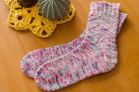 Speckled Space Socks