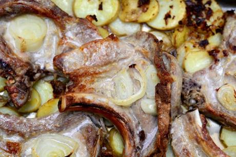 Chuletas de cerdo al horno a la mostaza 03
