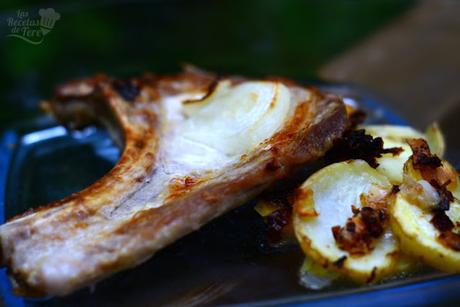 Chuletas de cerdo al horno a la mostaza 04