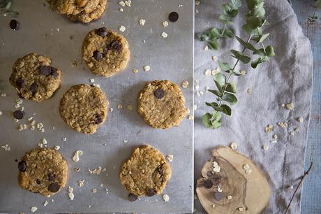 Galletas saludables de almendra y chocolate