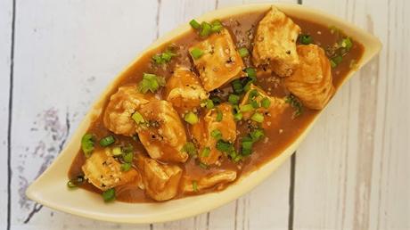 Tofu con salsa teriyaki