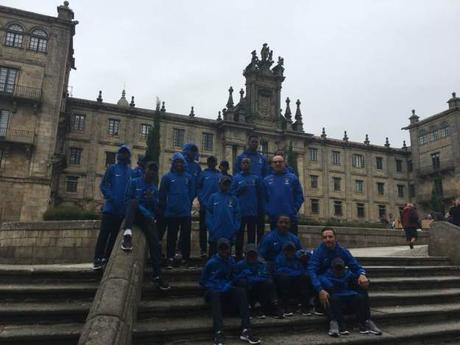 Visita de la Escuela de Fútbol Base AFA Angola a Santiago de Compostela