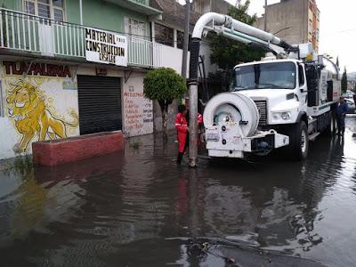DESPLAZA CAEM PERSONAL Y MAQUINARIA  PARA DISMINUIR AFECTACIÓN POR LLUVIA EN EDOMÉX