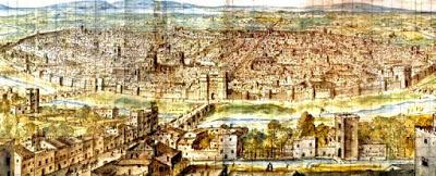Pintura de la ciudad de Valencia, en la época del relato.