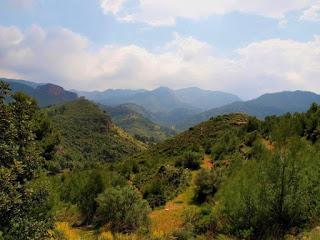 Vista de la Sierra de la Calderona, en el interior de la provincia de Valencia.
