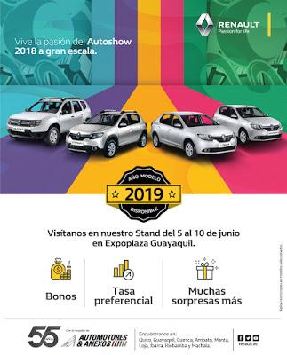 RENAULT PRESENTE EN EL AUTOSHOW 2018 EN GUAYAQUIL