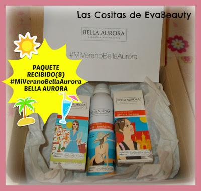 Paquete Recibido(8): #MiVeranoBellaAurora Nuevos protectores solares SPF50+ BELLA AURORA