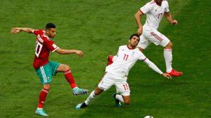 Irán vence 1-0 a Marruecos en su debut mundialista