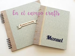 Album de fotos y libro de firmas para comunión