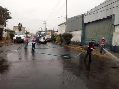 AVANZA CAEM EN LA LIMPIEZA DE VIVIENDAS, CISTERNAS Y CALLES DEL MUNICIPIO DE LA PAZ