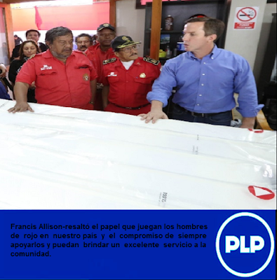 FRANCIS ALLISON VISITA E IMPLEMENTA A LOS HÉROES DE ROJO…
