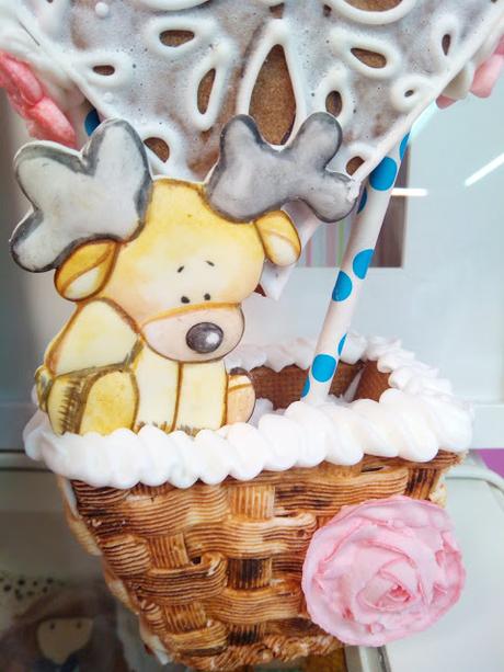 GALLETA DECORADA- GLOBO AEROSTÁTICO