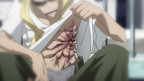 all might lastimado boku no hero academia 3