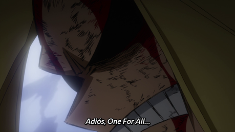 Boku no Hero Academia cap 11: All Might vs All For One el final