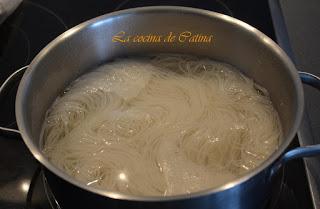 Briouats de pescado (empanadillas)