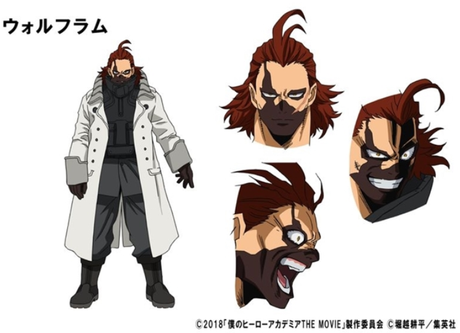 My Hero Academia The Movie: Two Heroes revela el diseño y color del villano Wolfram