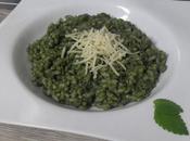 Risotto ortigas Mayor espárragos silvestres