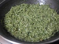 Risotto de ortigas Mayor y espárragos silvestres