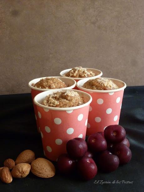 Magdalenas en vasitos con Espelta Magdalenas en vasitos con Espelta