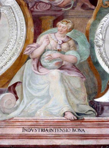 Alegorías de la Geometría de la Villa d´Este en Tívoli