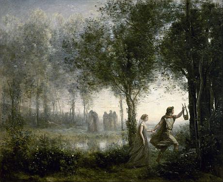Jean-Baptiste-Camille Corot - Orpheus Leading Eurydice from the Underworld - Google Art Project