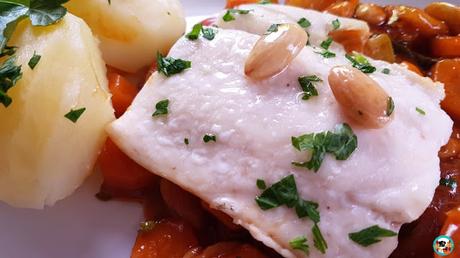 Bacalao con salsa de almendras