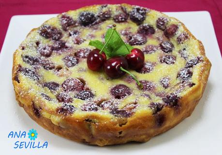 Clafoutis de cerezas olla GM