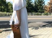White dress summer day.-