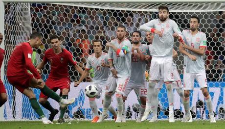 Cristiano Ronaldo, el héroe de la jornada en el Portugal vs España (Foto: EFE)