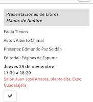 [EVENTOS] Presentación de libros en la FILG 2018