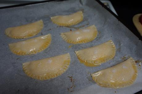 Empanadillas rellenas de flan