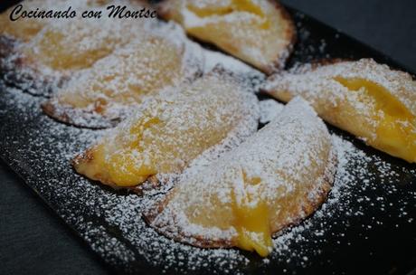 Empanadillas rellenas de flan