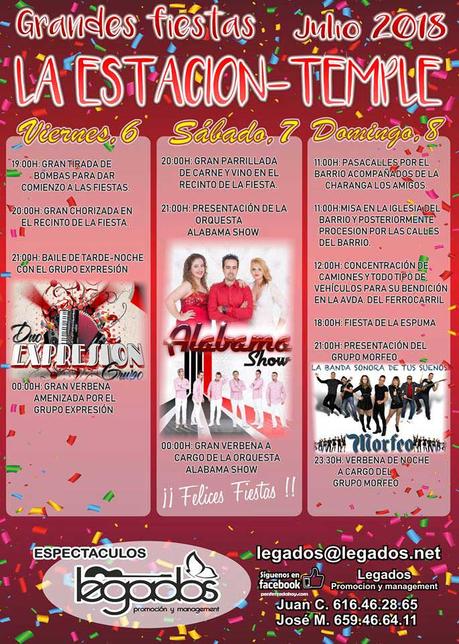 Fiestas del barrio de la Estación – Temple 2018.