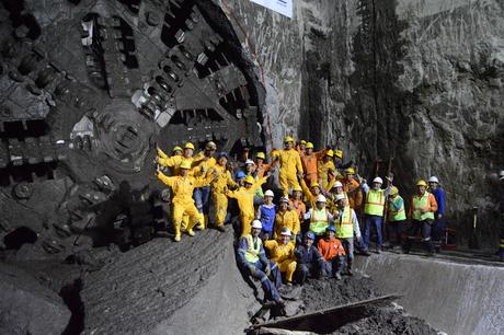 Tuneladora “La Carolina” culminó su trayecto  en el Metro de Quito