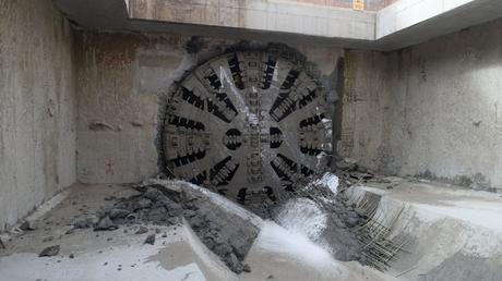 Tuneladora “La Carolina” culminó su trayecto  en el Metro de Quito