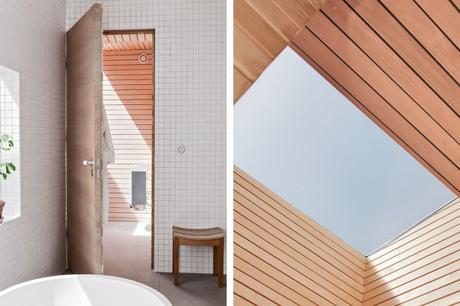 revestimientos muebles de diseño materiales construcción decoración adosado casa de diseño adosado sueco adosado de diseño adosado con piscina   