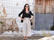 Blazer vertical stripes