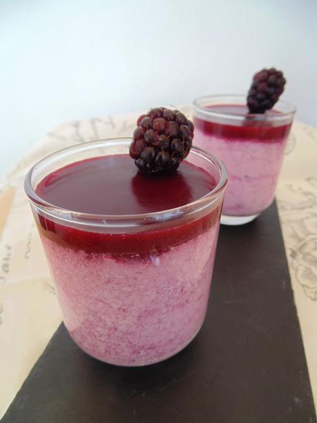 Mousse de moras silvestres