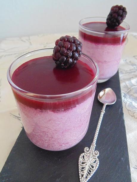 Mousse de moras silvestres