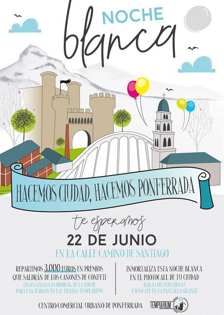 Los comercios de la Asociación Templarium de Ponferrada organizan este viernes la Noche Blanca