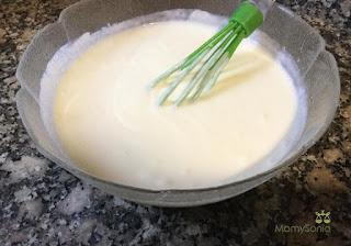 TARTA DE LECHE CONDENSADA, NATA, LIMÓN Y GALLETAS
